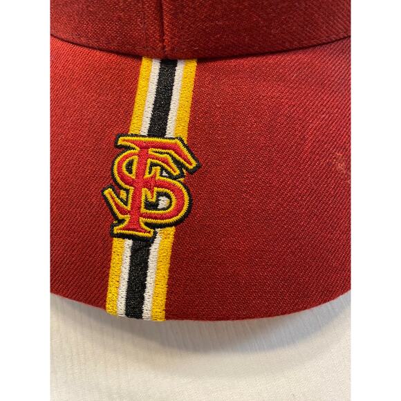 FSU Florida State University Mike Martin Autographed Baseball Hat Red Gold - Picture 3 of 12